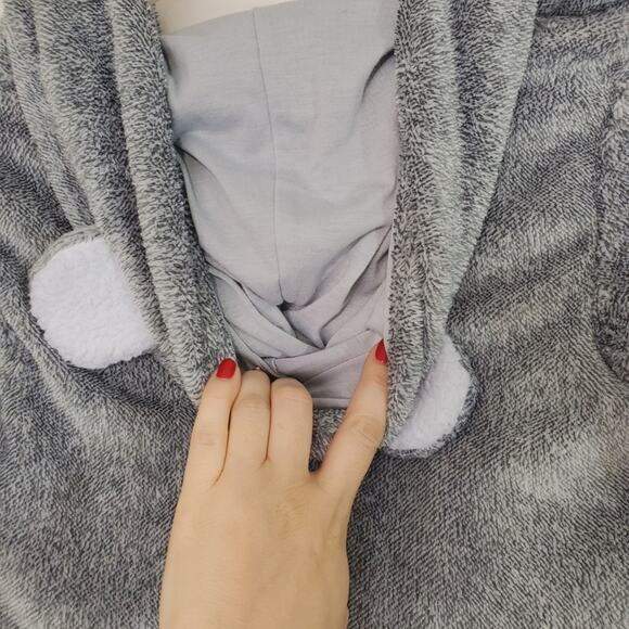 Cat & Jack | Koala Face Hooded Robe Super Soft - Picture 6 of 8